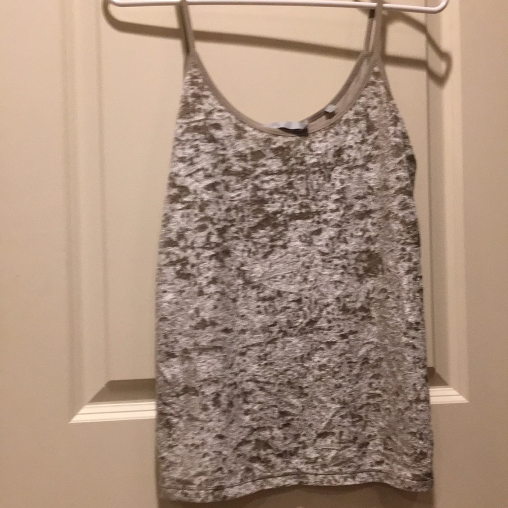 Vince womens Velvety Camisole spaghetti straps super soft stretchy size M beige